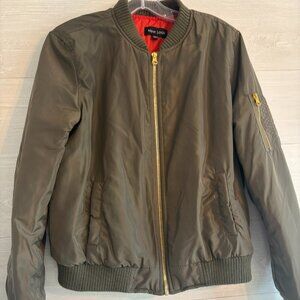 New Look Green and Orange Bomber Jacket
